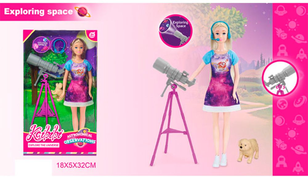 Кукла Kaibibi WG172 с телескопом в кор.