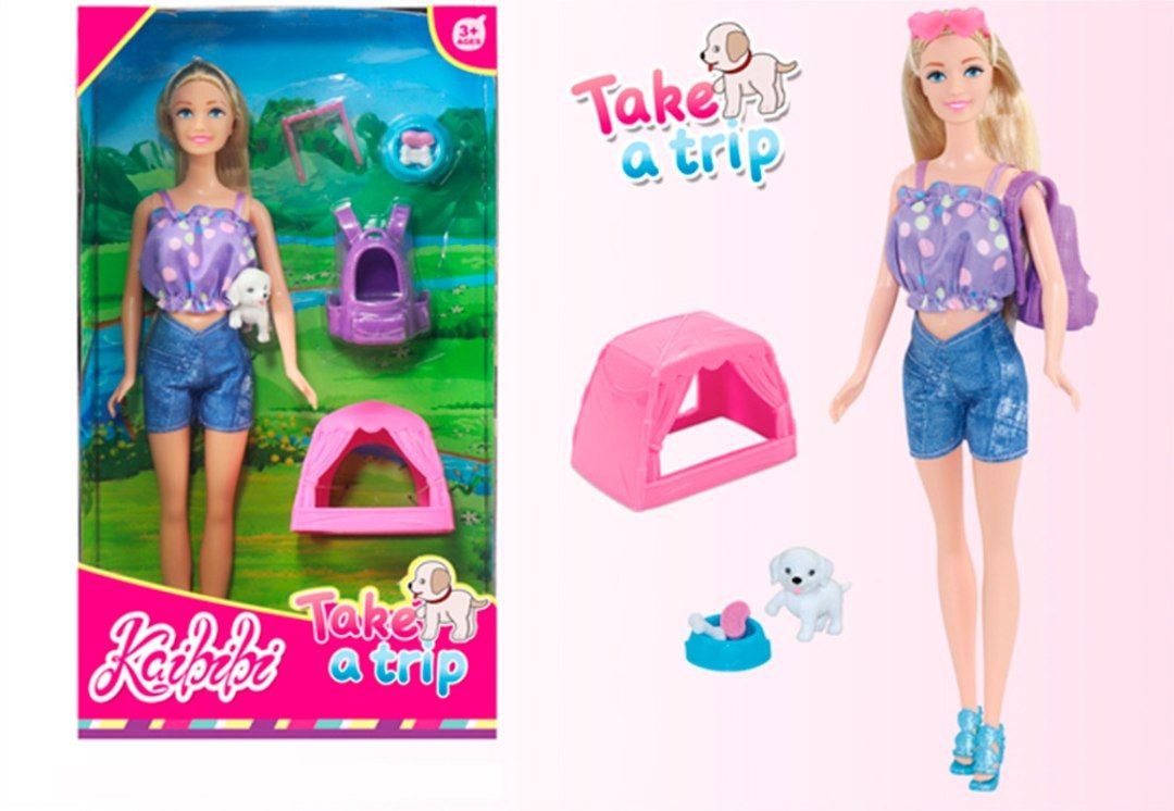 Кукла Kaibibi WG148 с питомцем в кор.