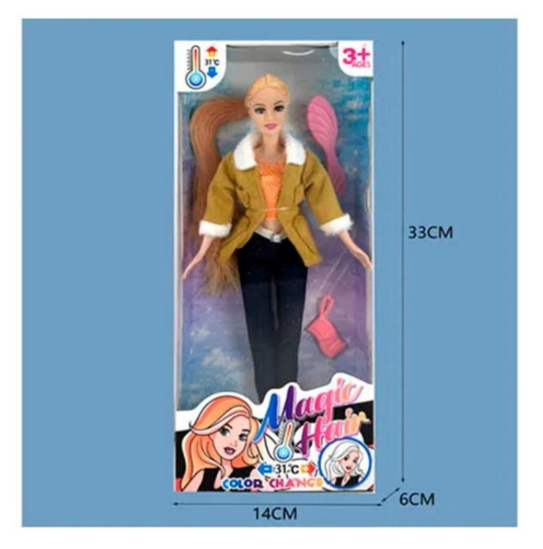 Кукла JJ9905-W2 волосы меняют цвет в кор.