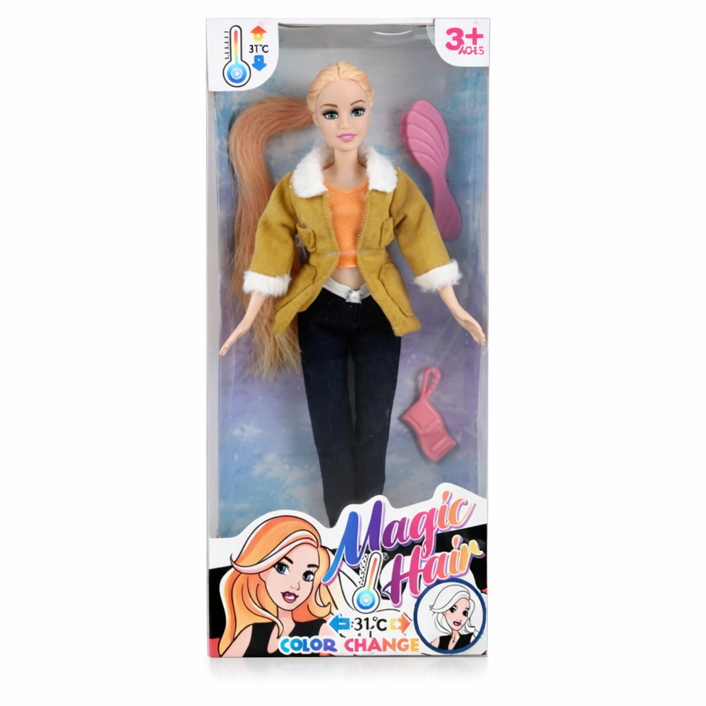Кукла JJ9905-W2 волосы меняют цвет в кор.