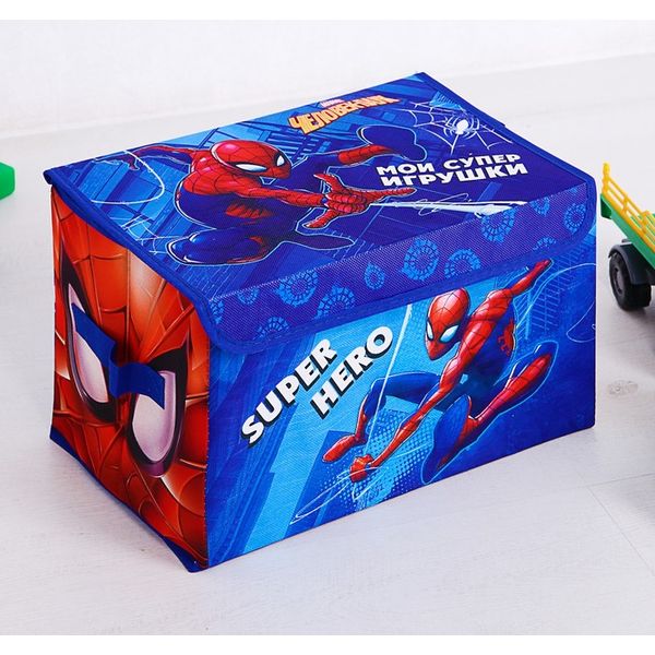 Короб для хранения игрушек 37х24х24 см Мои супер игрушки Человек-паук   3889213 (Вид 1)