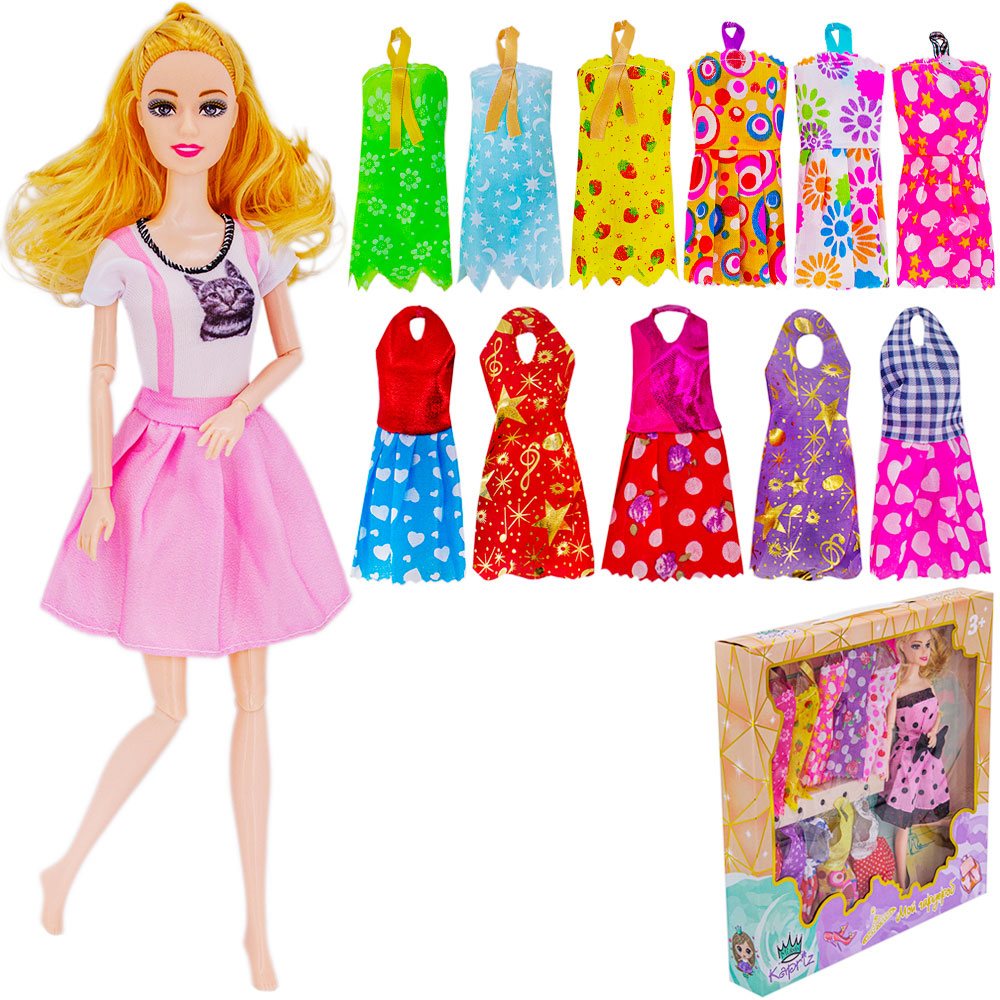 Кукла Miss Kapriz YSYY1104 Мой гардероб с набором платьев в кор. Акциякуклы (Вид 1)
