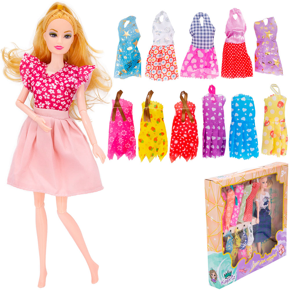 Кукла Miss Kapriz YSYY1104-2 Мой гардероб с набором платьев в кор. Акциякуклы (Вид 1)