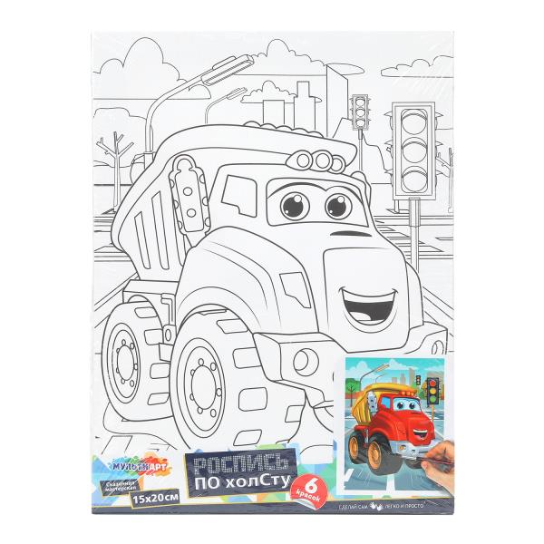 Холст для росписи 15х20 см САМОСВАЛ МУЛЬТИ АРТ CANV15X20-CHG (48)