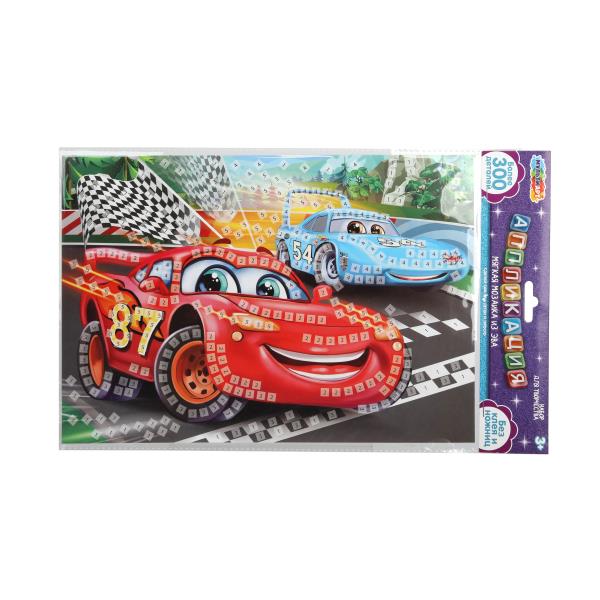 Аппликация из эва в пакете 21х30 см машинки МУЛЬТИ АРТ EVAPACK-112425