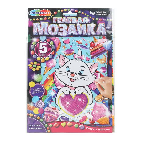 Гелевая мозаика 17x23 см милая кошечка МУЛЬТИ АРТ GEL-112336 (100)