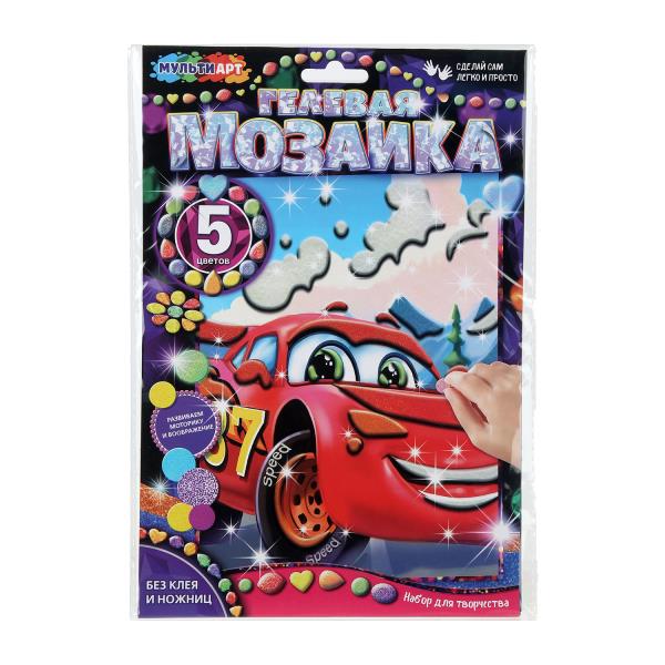 Гелевая мозаика 17*23 тачки МУЛЬТИ АРТ GEL-117291