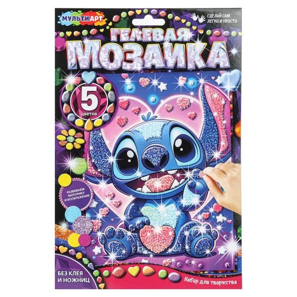 Гелевая мозаика 17x23 см монстрик МУЛЬТИ АРТ GEL-122299