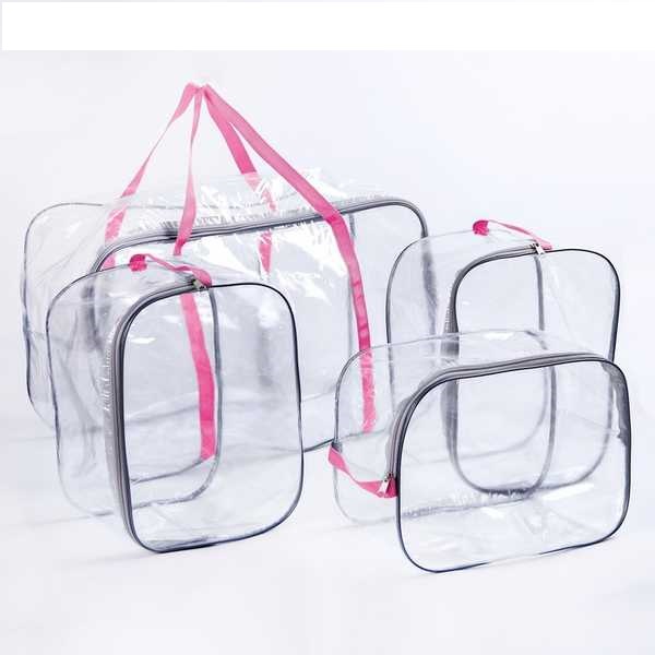 Набор сумок в роддом 4 шт., 1+3, цвет розовый 4834685
