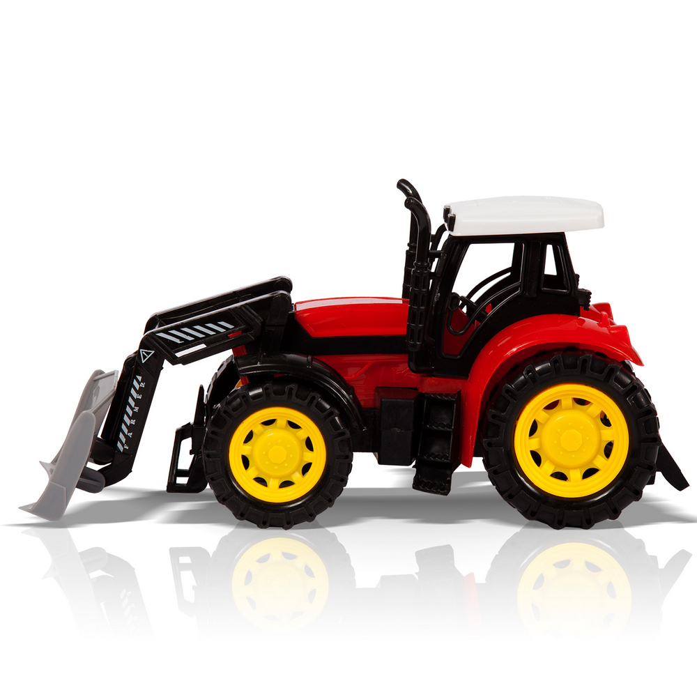 Фрикционная игрушка Handers Трактор с плоским ковшом (22 см, подвижн. ковш, в ассорт.)