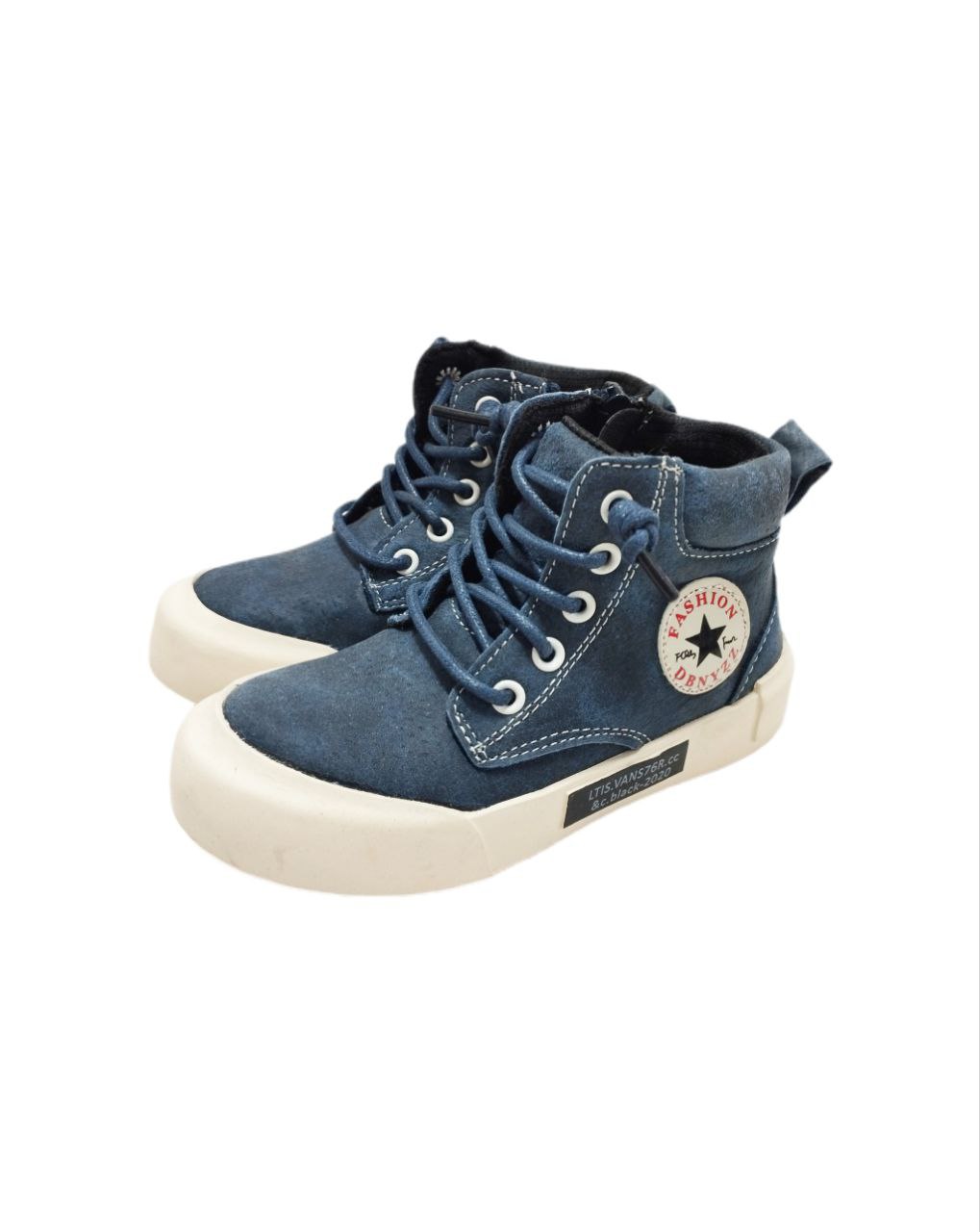 Ботинки синие ( кеды) Q801 р21