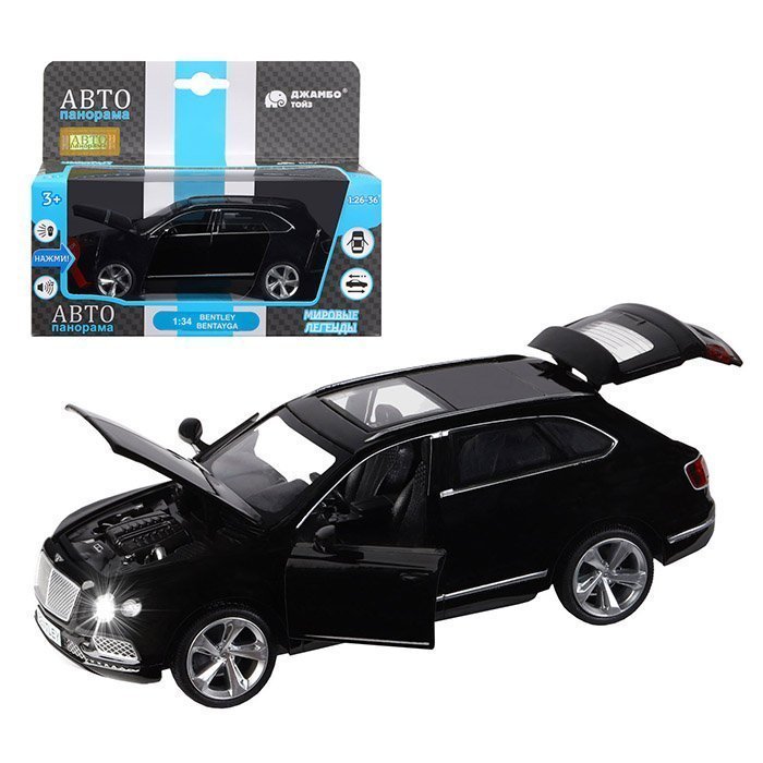 Модель 1:34 Bentley Bentayga, черный 1251300JB Автопанорама (Вид 2)