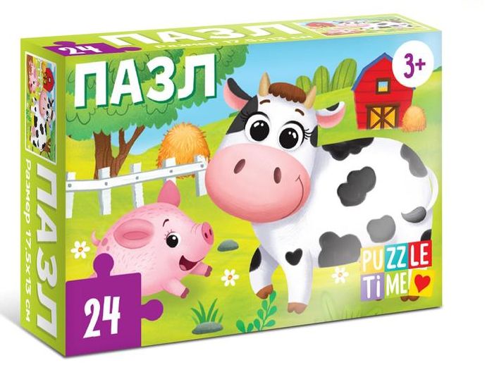 Пазл На ферме, 24 элемента 7005867
