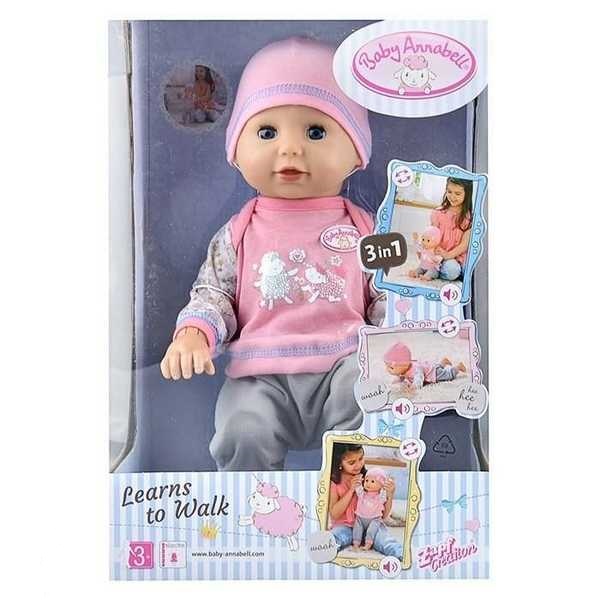 Кукла Baby Annabell Учимся ходить, 43 см (Вид 1)