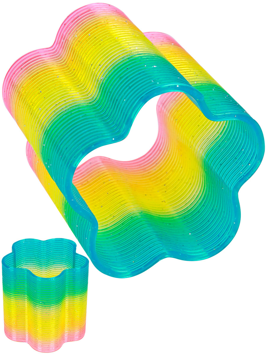 Пружинка-радуга Формы-1(6,5см)(12 шт. в ш/у) ( Арт. И-6091) кратно 12 (Вид 4)
