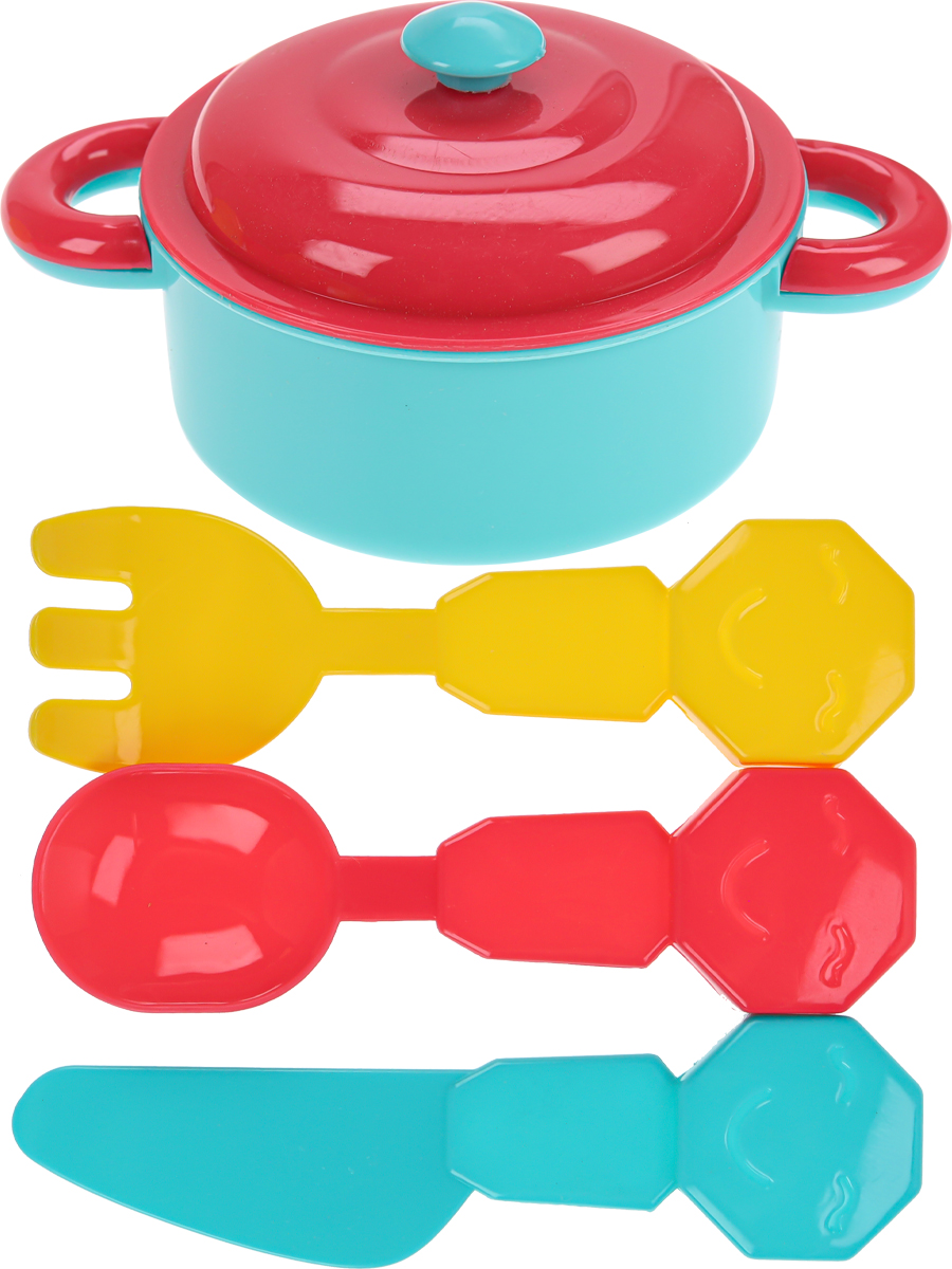 Набор посуды (14 предметов) пластик, 12,5х5,2х7см, в пакете ( Арт. 2147876) (Вид 3)