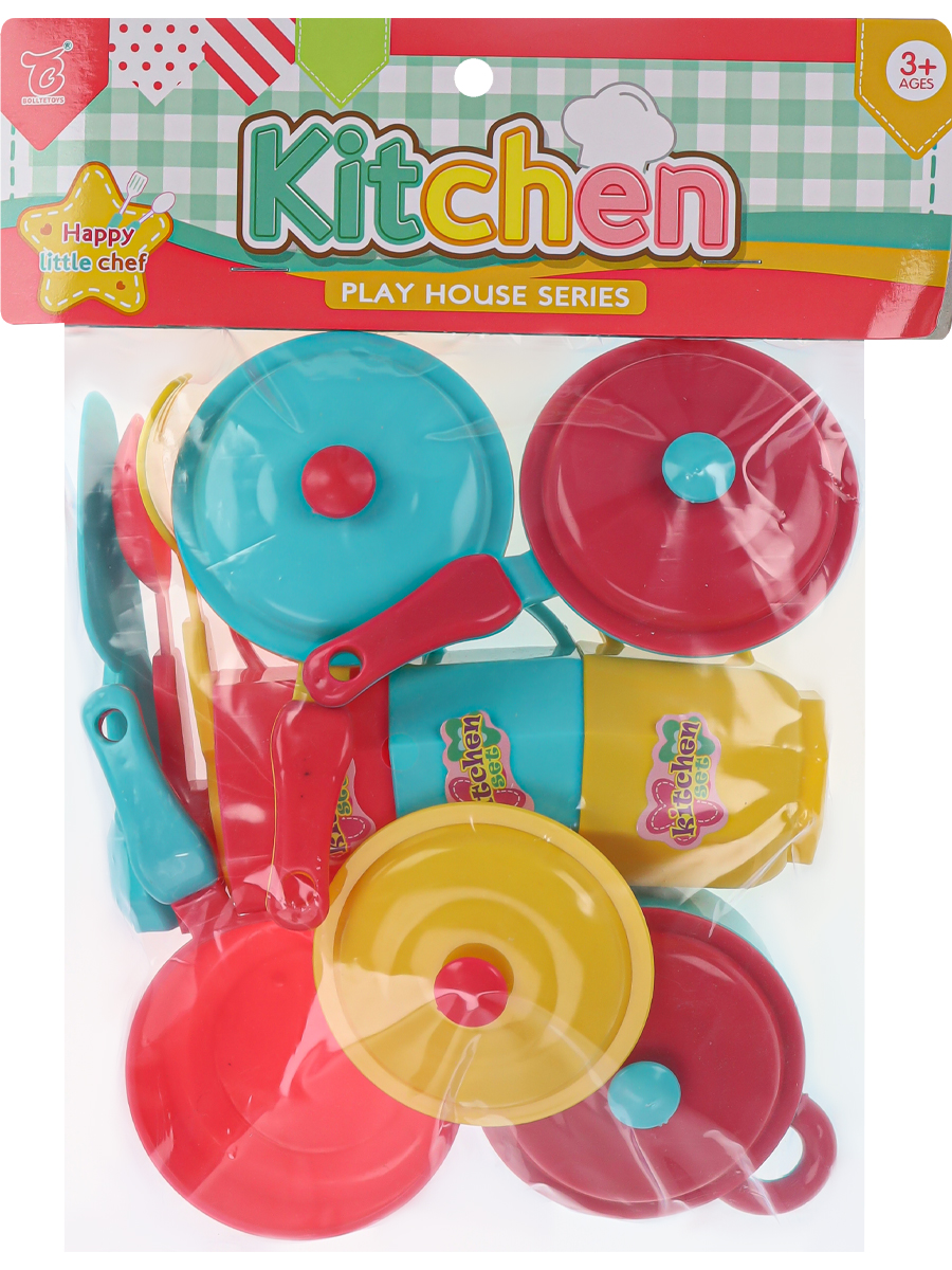 Набор посуды (14 предметов) пластик, 12,5х5,2х7см, в пакете ( Арт. 2147876) (Вид 5)