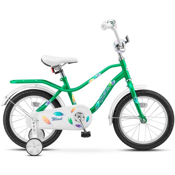 Велосипед 2-х 14 Wind зеленый Z010 /STELS/