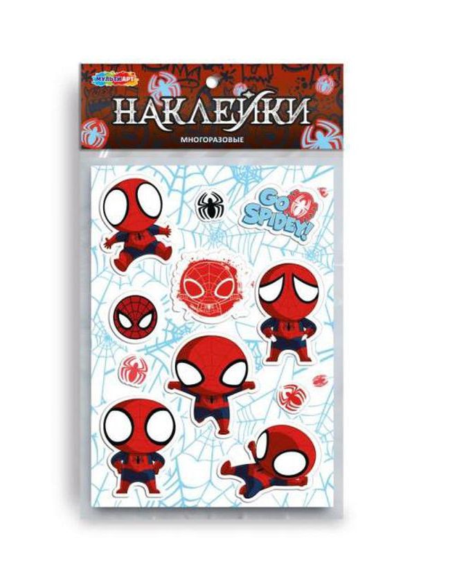 Наклейки бумажные, а5 супергерой MultiArt STICK-128121 (Вид 2)