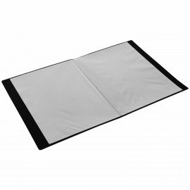 Папка 20 вкладышей BRAUBERG, черная, 0,5мм, 271324 (Вид 2)