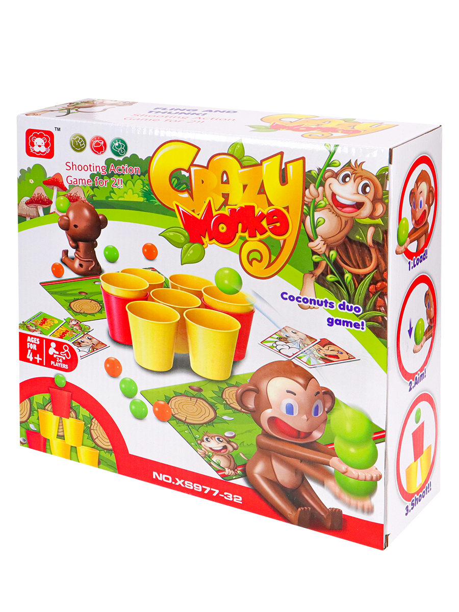 Настольная игра Веселые обезьянки (26.8×8.8×25.8 см) (в коробке) (Арт. Y24506005) (Вид 1)
