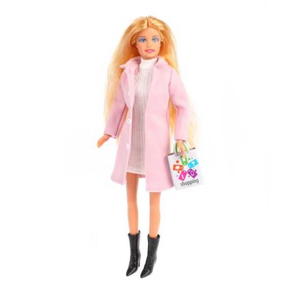 Кукла Defa Lucy Осенняя коллекция в роз.пальто, блистер (Вид 1)