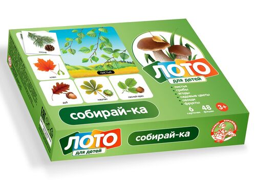 Лото детское Собирай-ка (малое) 00077