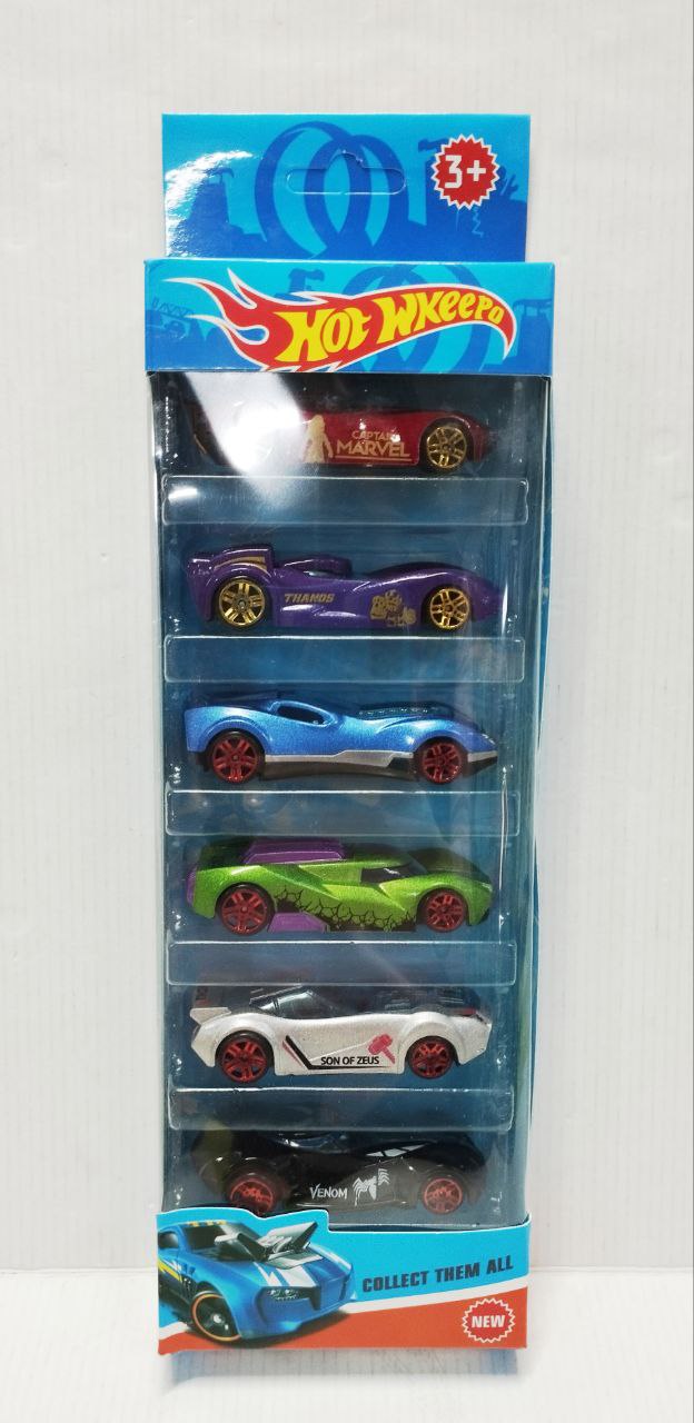 Набор машин хотвилс в коробке арт.HJ6-1