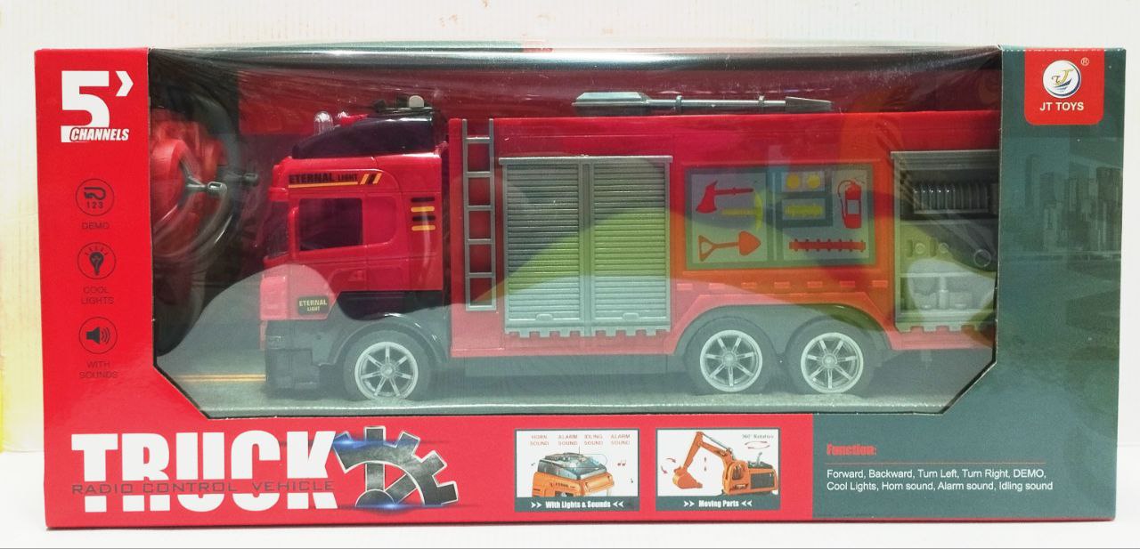 Радиоуправляемая пожарная машина арт.JT657