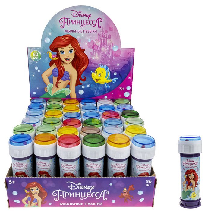 Мыл. пузыри Т22263 Disney Русалочка 60 мл 1toy