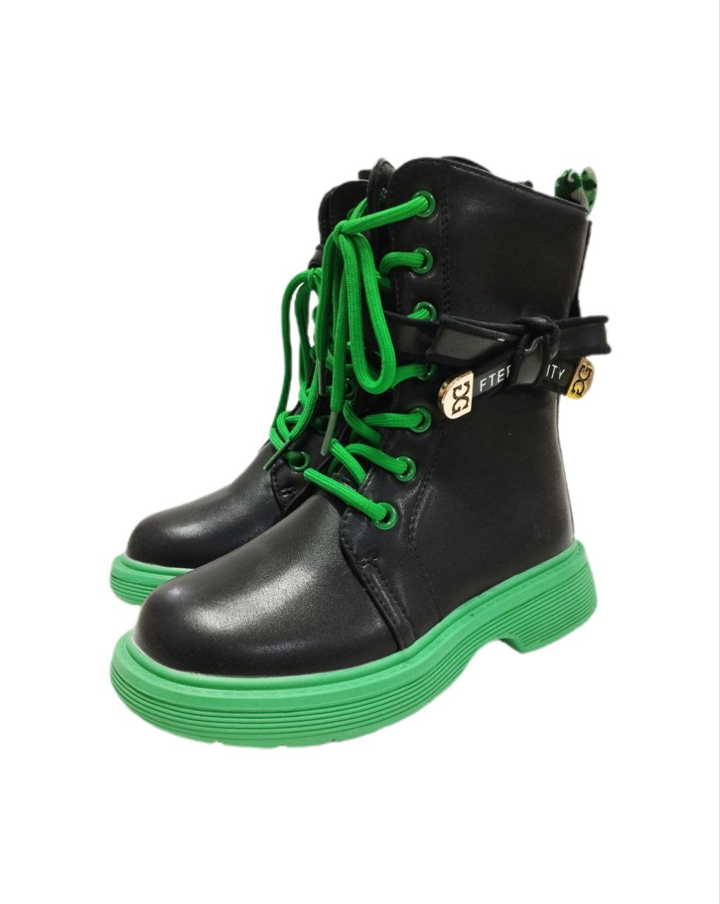 Ботинки черный девочки 357-8511 р28