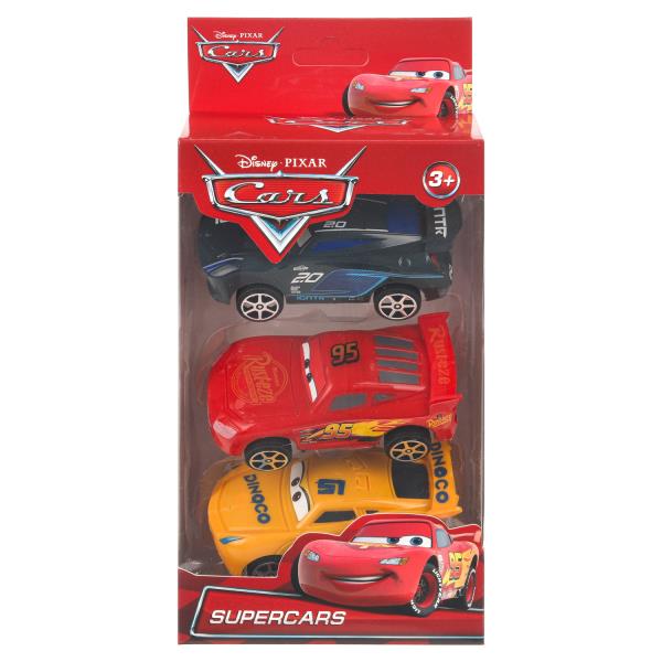 Машина пластик набор тачки 7 см, 3 шт, коробка Технопарк 1710C180-R1