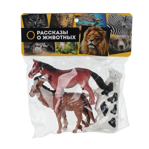 Пластизоль домашние животные 3 шт. в пак. Рассказы о животных ZY1635251-R