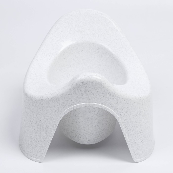 Горшок детский, цвет белый мрамор 9454725