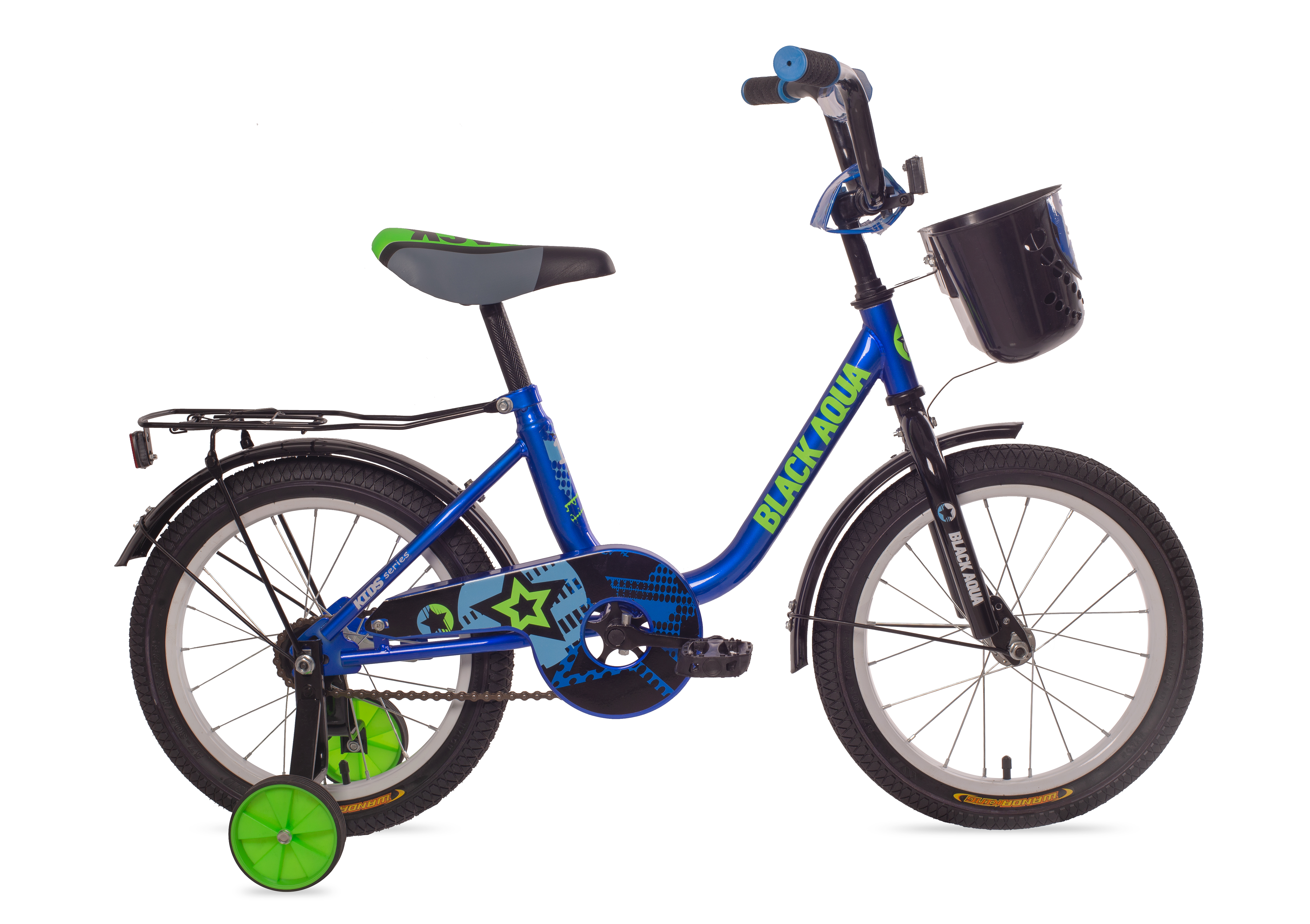 Велосипед BlackAqua 1604 (с корзиной, синий) (Вид 1)