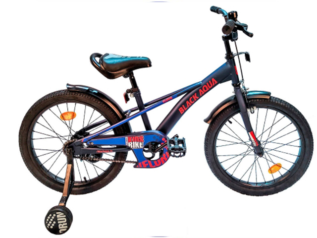 Велосипед Black Aqua Velorun 18, 1s (темно-синий) (Вид 1)
