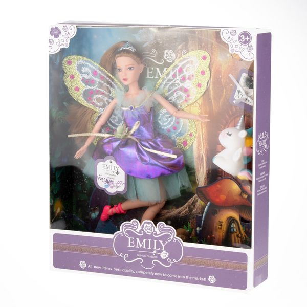 Кукла Эмили-фея с единорожкой 28 см. (Вид 1)
