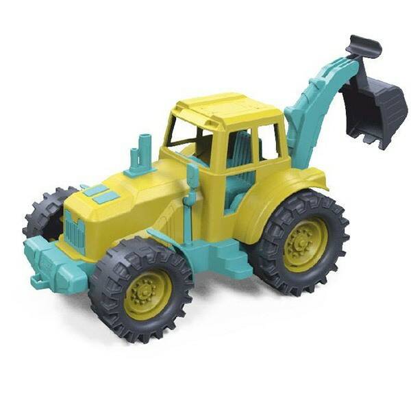 Трактор задний ковш 22см серо-желтый 22-203-2KSC в сетке