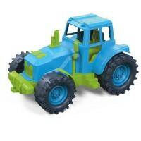 Трактор без ковша 21см зелено-голубой 22-202-3KSC в сетке (Вид 1)