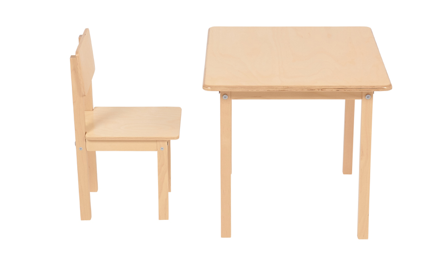 Комплект детской мебели Polini kids Simple 105 S, натуральный (Вид 1)