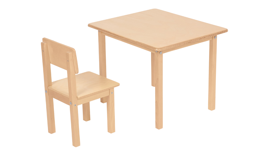 Комплект детской мебели Polini kids Simple 105 S, натуральный (Вид 3)