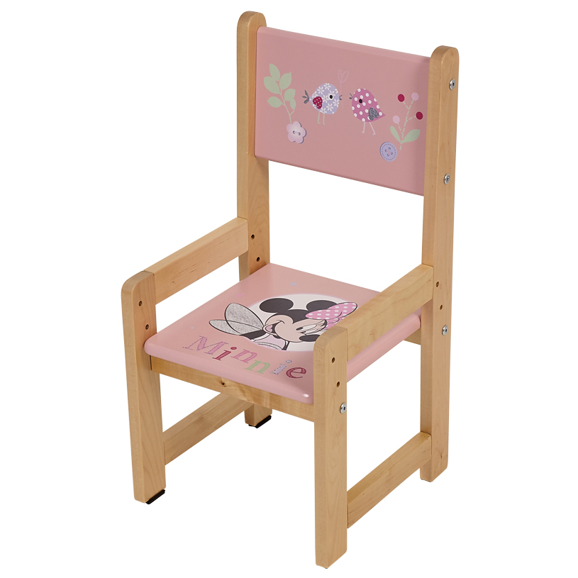 Комплект растущей детской мебели Polini Kids Disney baby 400 SM, Минни Маус, 68х55, розовый-натураль (Вид 4)