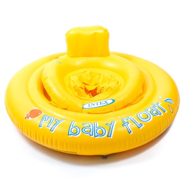 Круг для плавания с сиденьем My baby float  76см до 1 года (Intex )