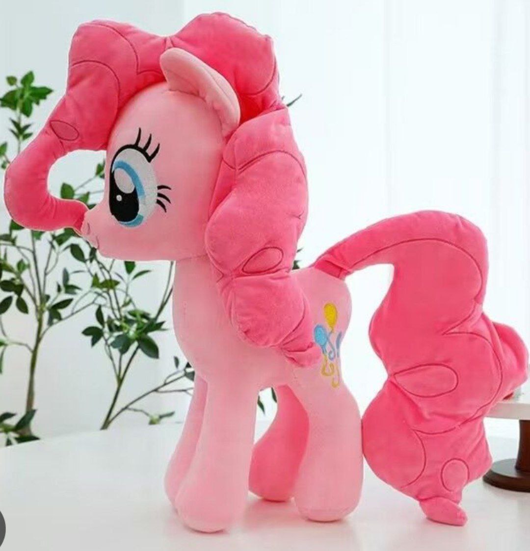 Мягкая игрушка Пони,цвет розовый, 35 см