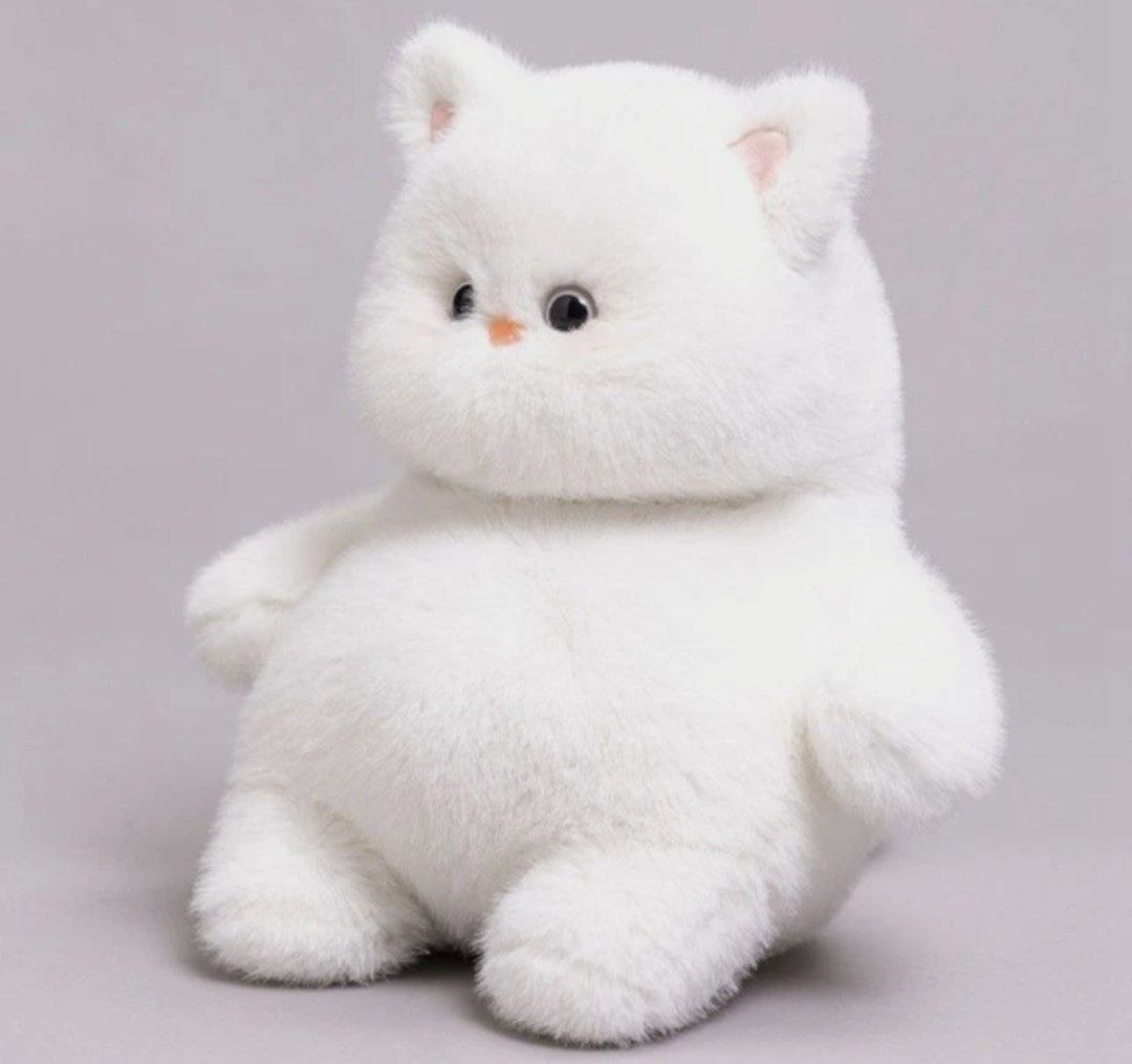 Мягкая игрушка кошечка,цвет белый ,45 см