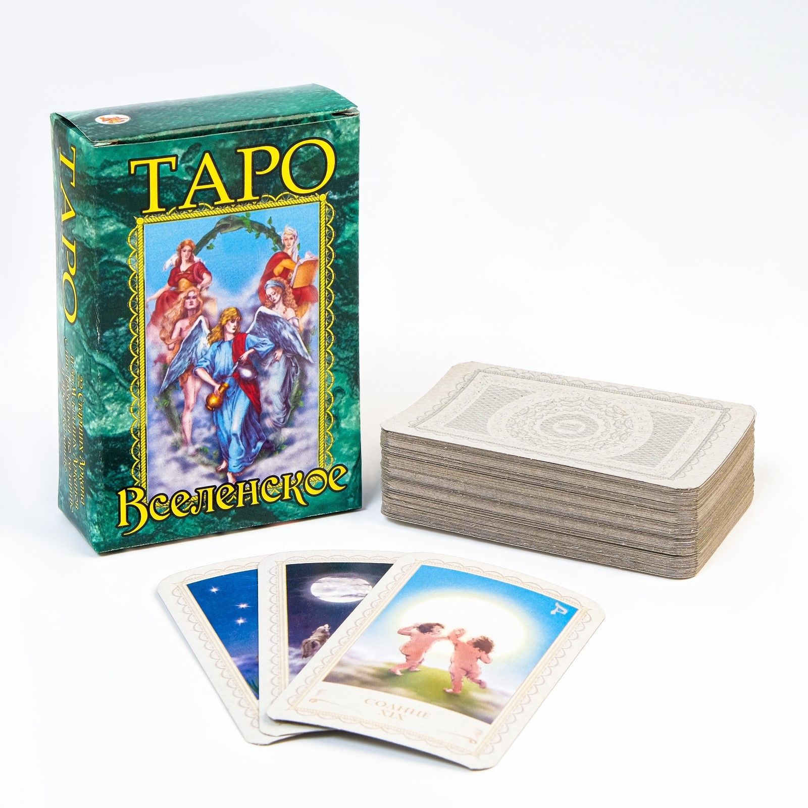 Гадальные карты Таро Вселенское макси, 78 карт, с инструкцией 4177967
