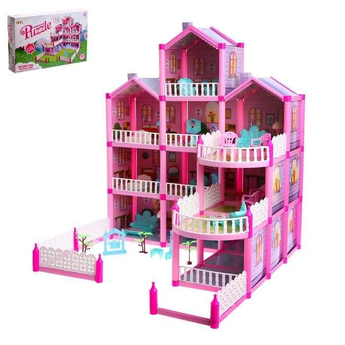 Дом для кукол Загородная Вилла с мебелью и аксессуарами   7003311 (Вид 1)