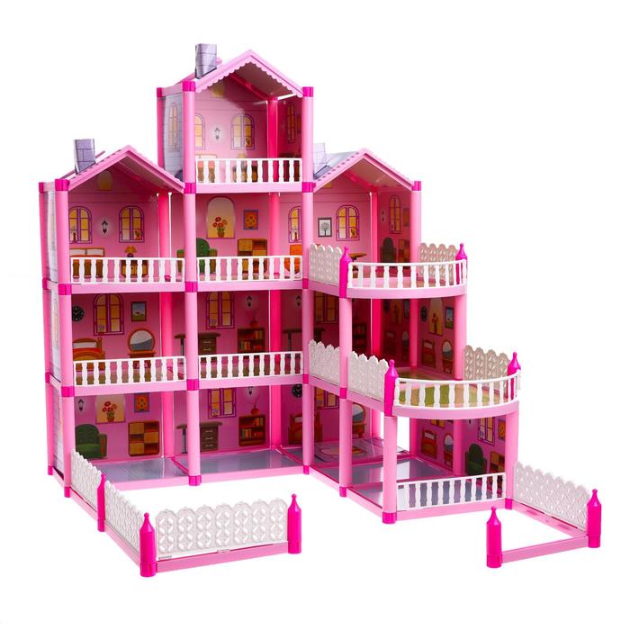 Дом для кукол Загородная Вилла с мебелью и аксессуарами   7003311 (Вид 3)