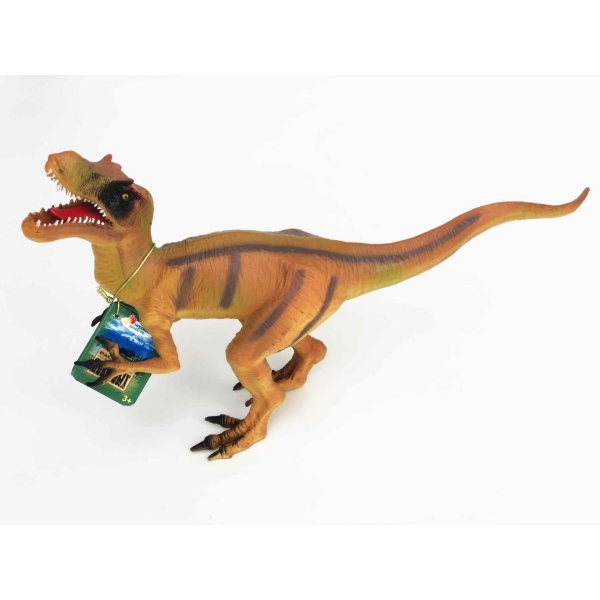 Игрушка пластизоль динозавр бол.тираннозавр 27*10*21см,хэнтэг ИГРАЕМ ВМЕСТЕ в кор.2*36шт