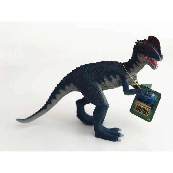 Игрушка пластизоль Играем вместе динозавр Дилофозавр 26*9*18см, хэнтэг в пак. в кор.2*36шт